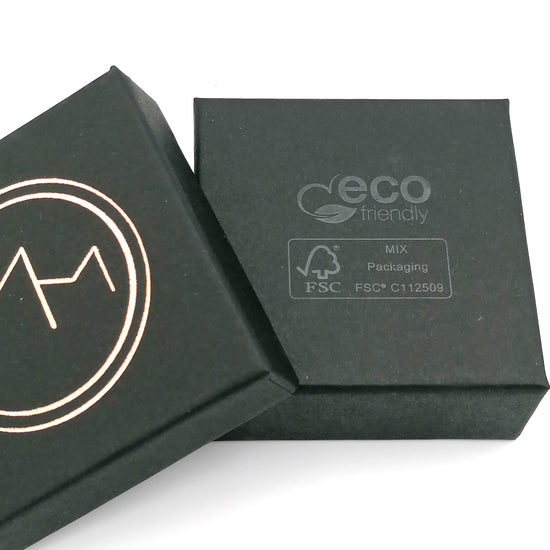 My packaging is 100 % ecofriendly, made using recycled materials and respecting the environment.
