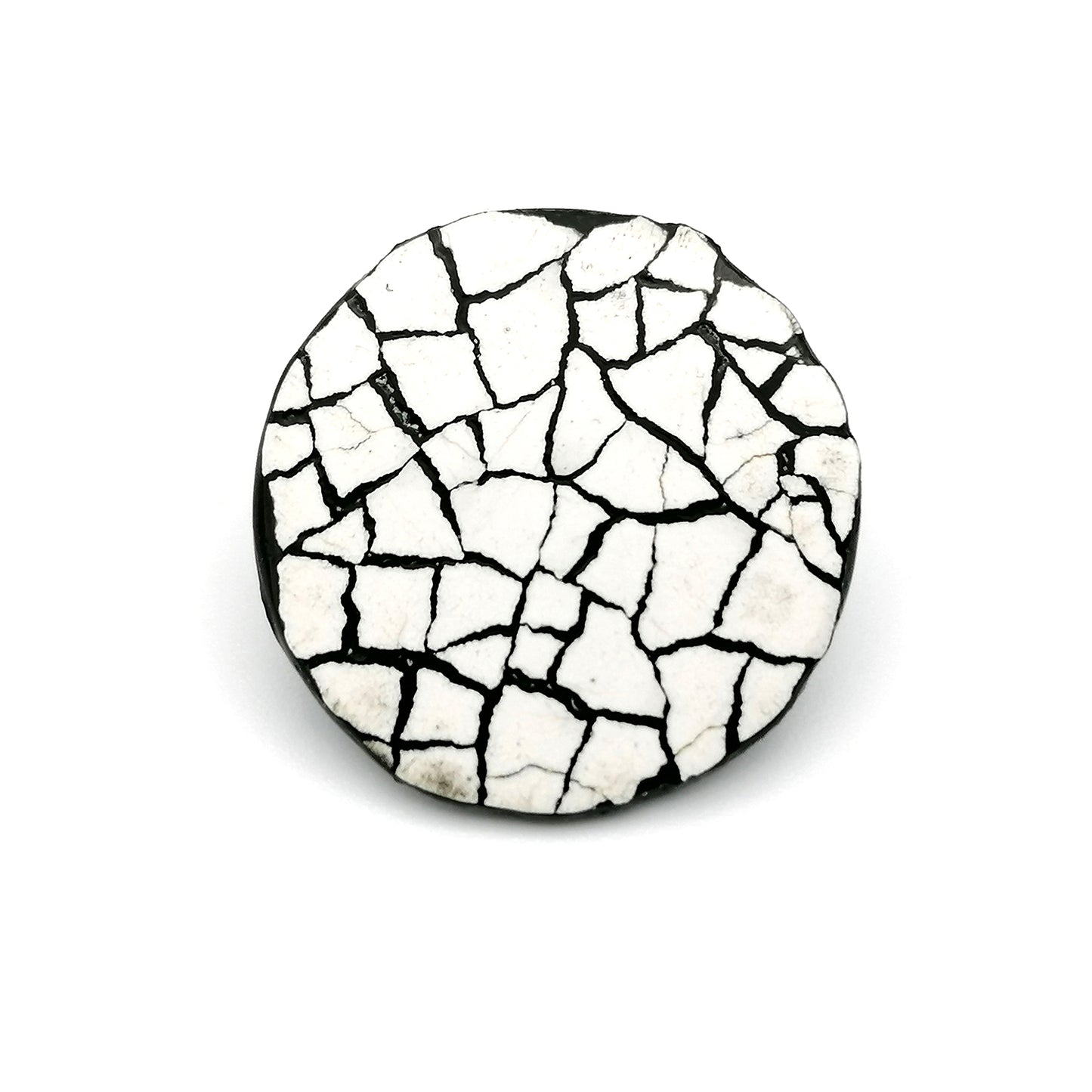 Midi Modern Mosaic round stud earrings