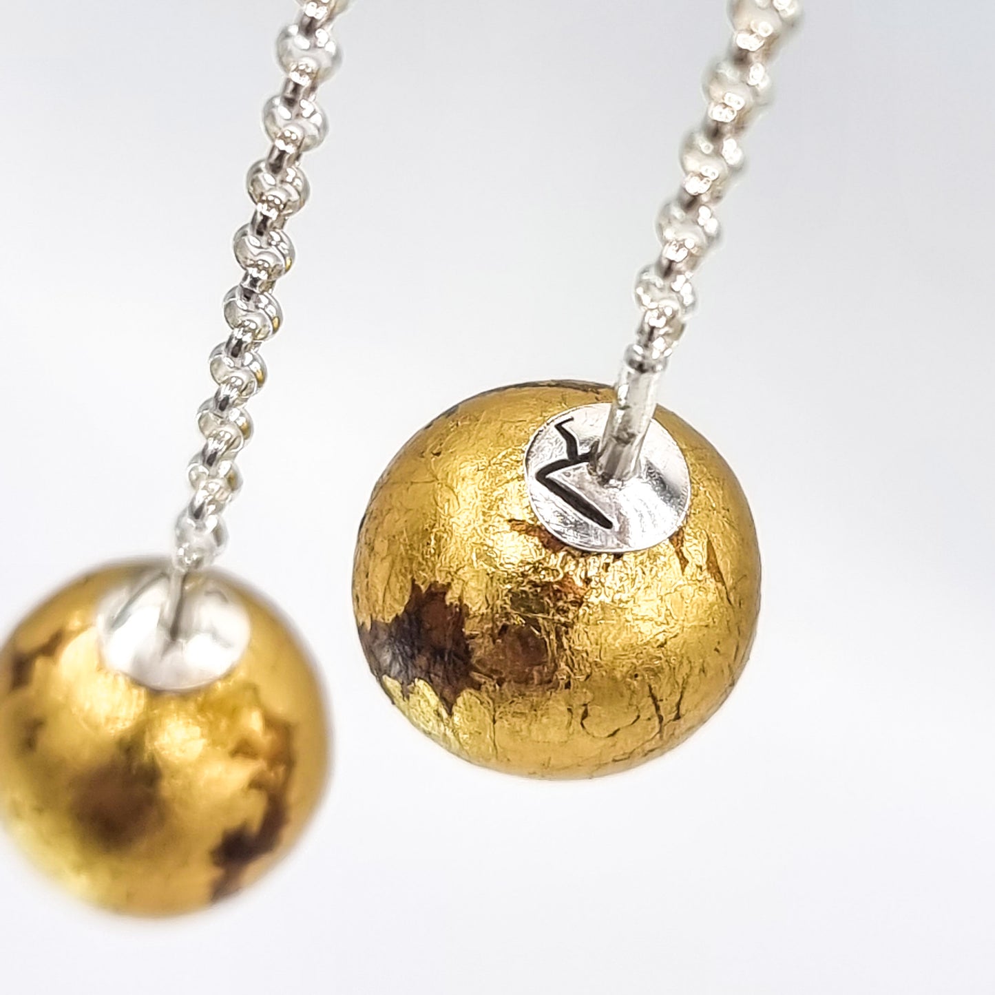 Mini Haku-e Gold Leaf Globes