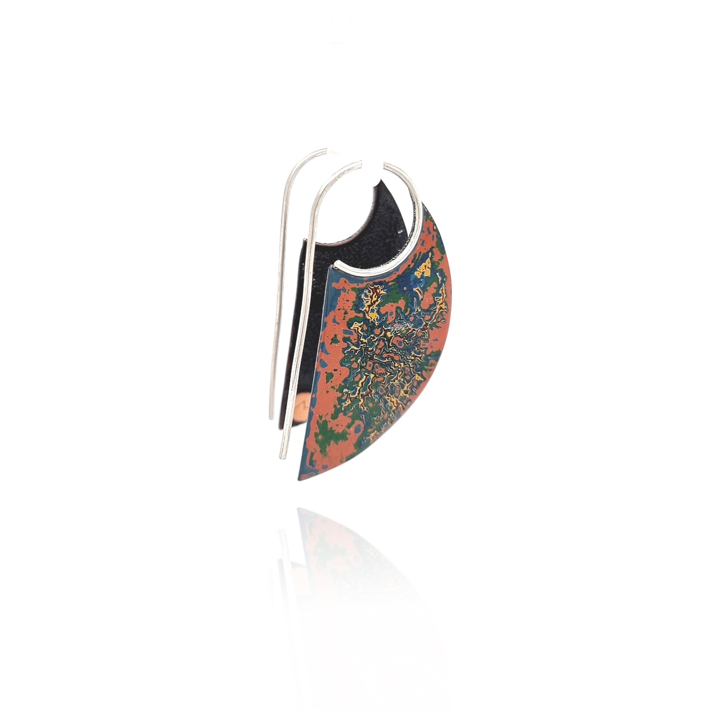Midi Shiwa-Nuri Shield Earrings