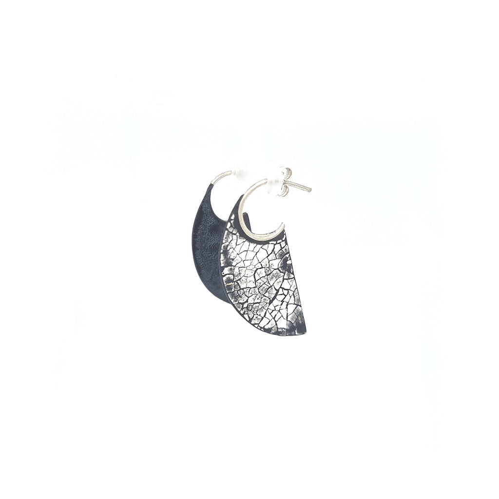 Mini Modern Mosaic Shield earrings