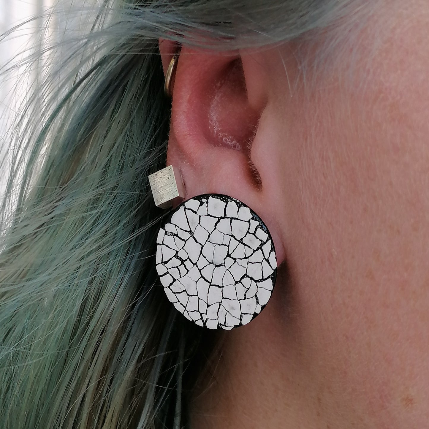 Maxi Modern Mosaic stud earrings